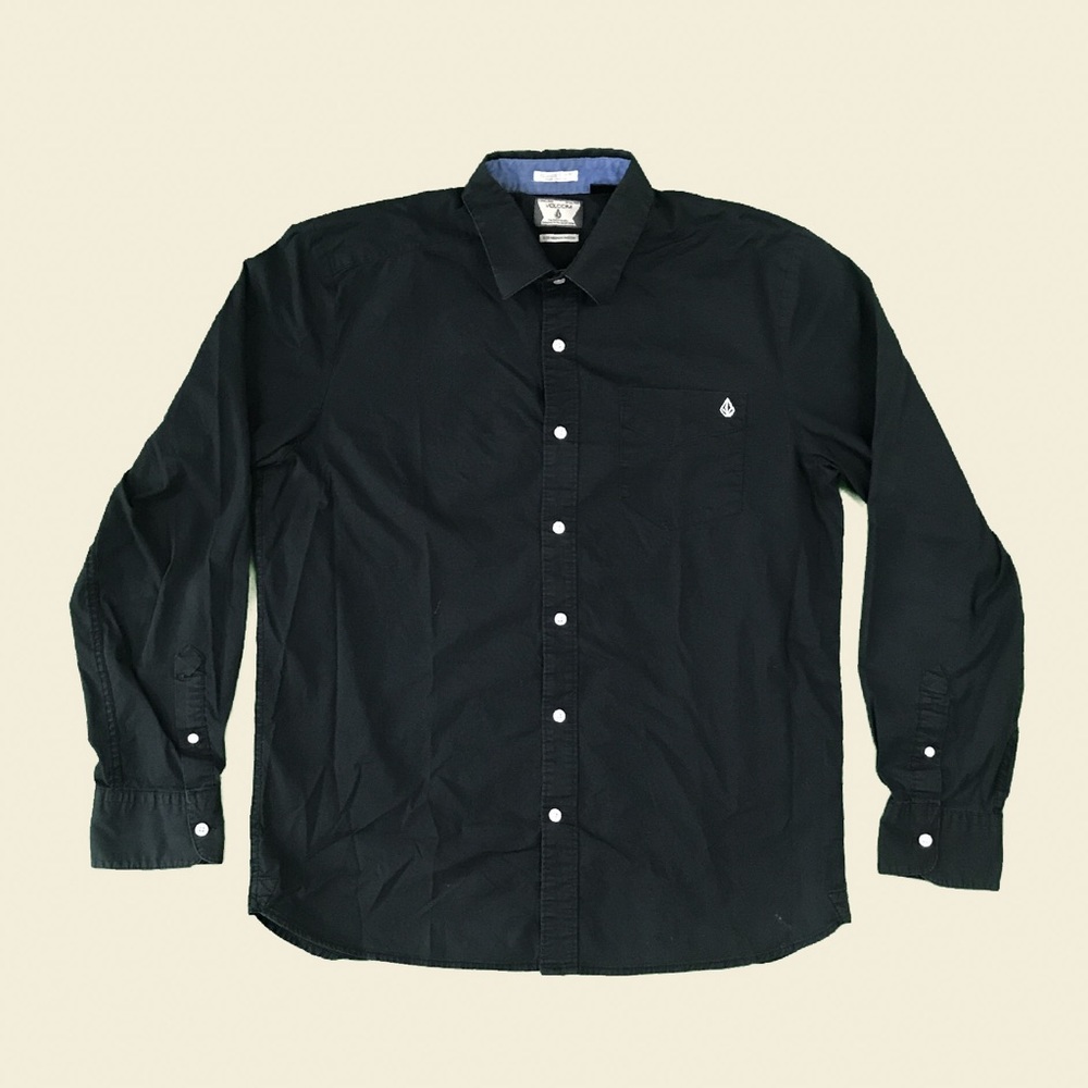 Volcom button up long sleeve